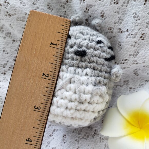 New Handmade Amigurumi Crochet Mini Totoro Stuffed Animal Toy Funny 5 - Picture 3 of 4